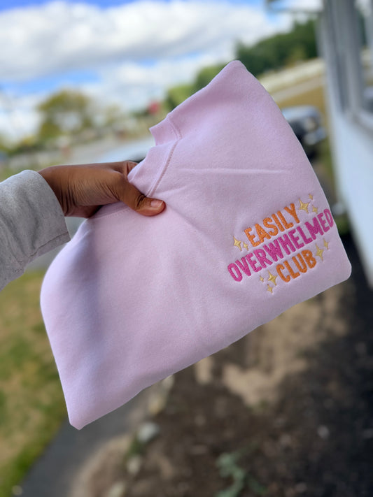 Easily Overwhelmed Club Crewneck