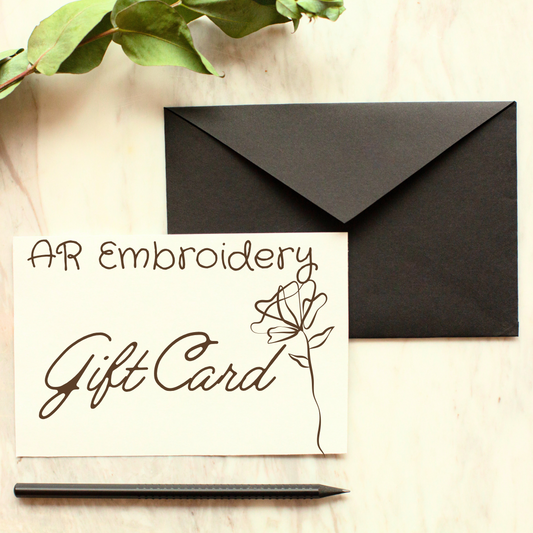 AR Embroidery Gift Card