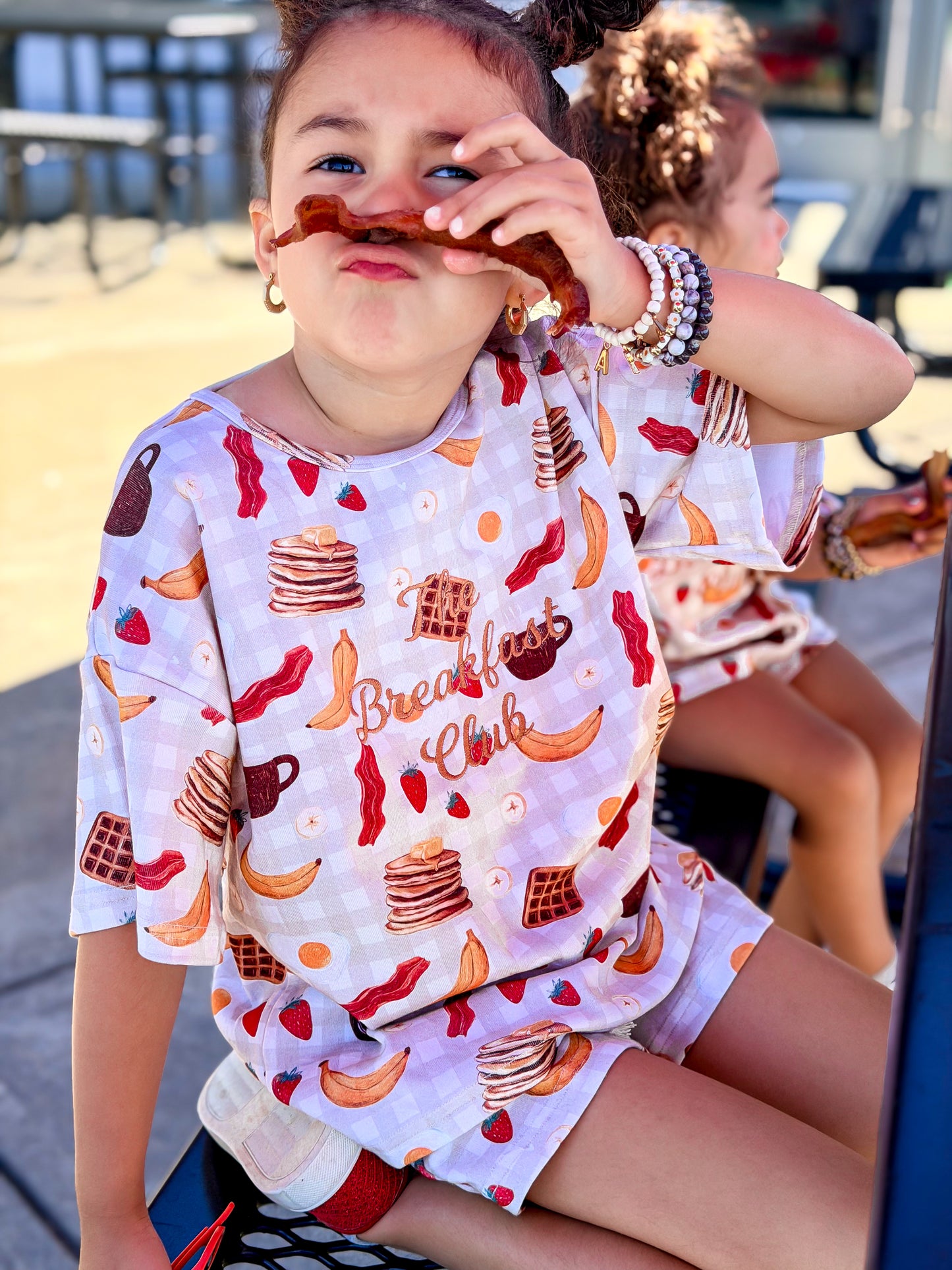 RTS Breakfast Club Slouchy Shorts Set