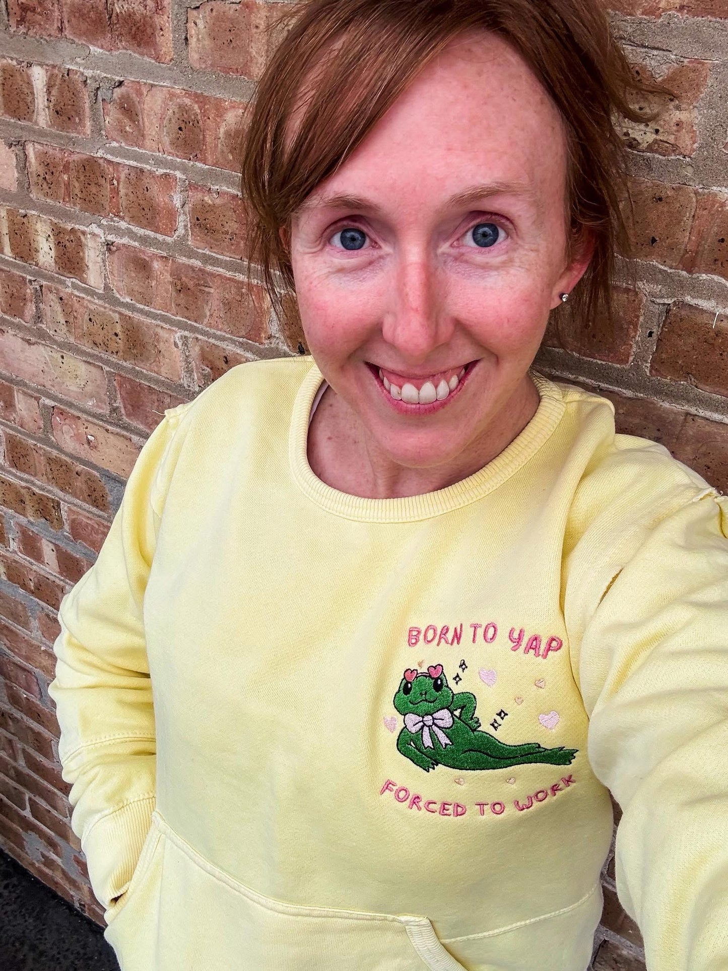 Tolerate Gluten Front Pocket Crewneck