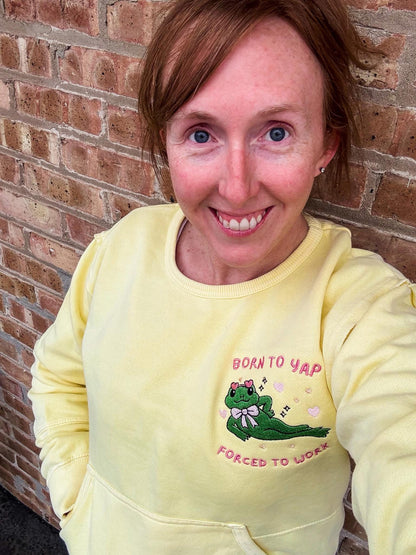 Tolerate Gluten Front Pocket Crewneck