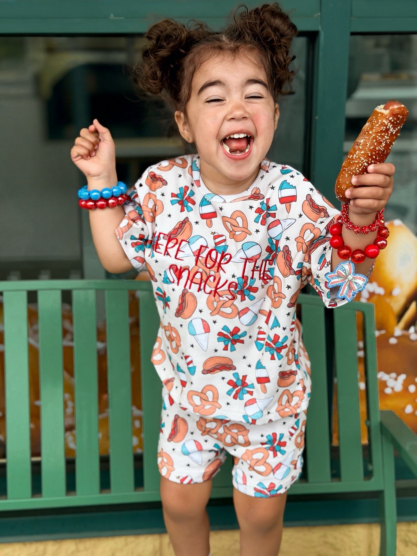 RTS Snacks Slouchy Shorts Set