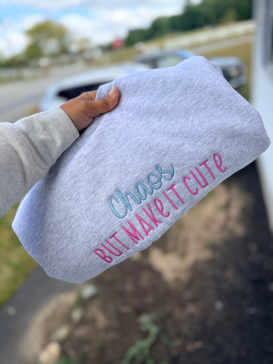 Chaos But Make it Cute Crewneck