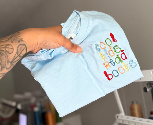 RTS Chambray Cool Kids Read Books Tee