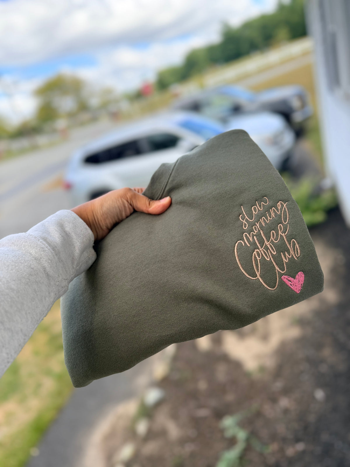 Slow Mornings Coffee Club Crewneck