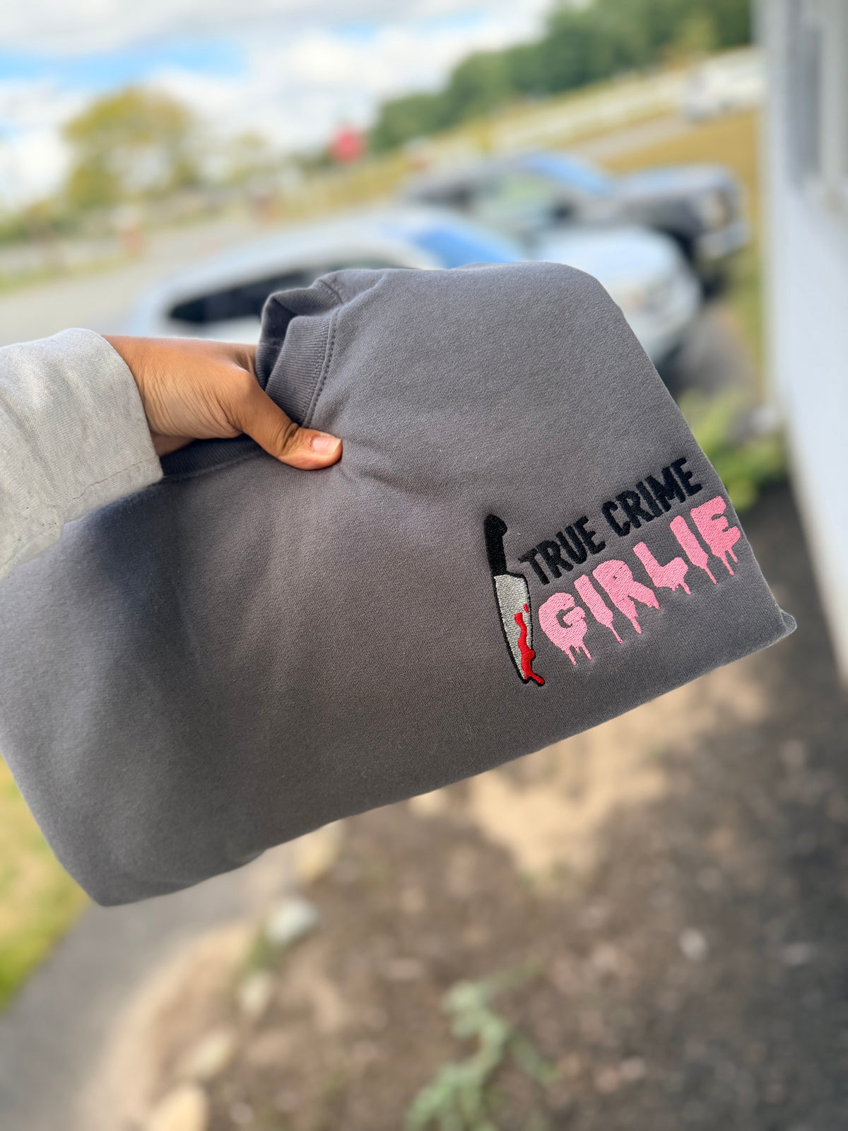 True Crime Girlie Crewneck
