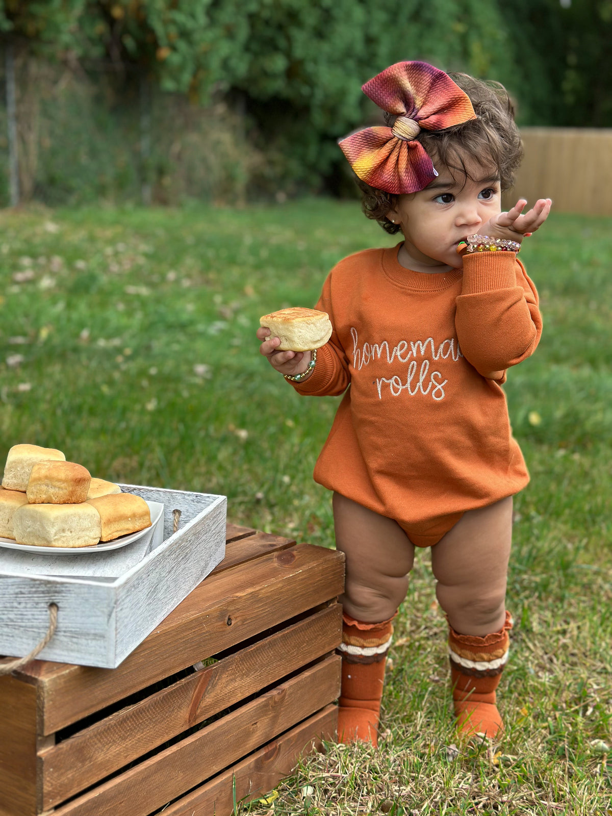 Homemade Rolls Romper