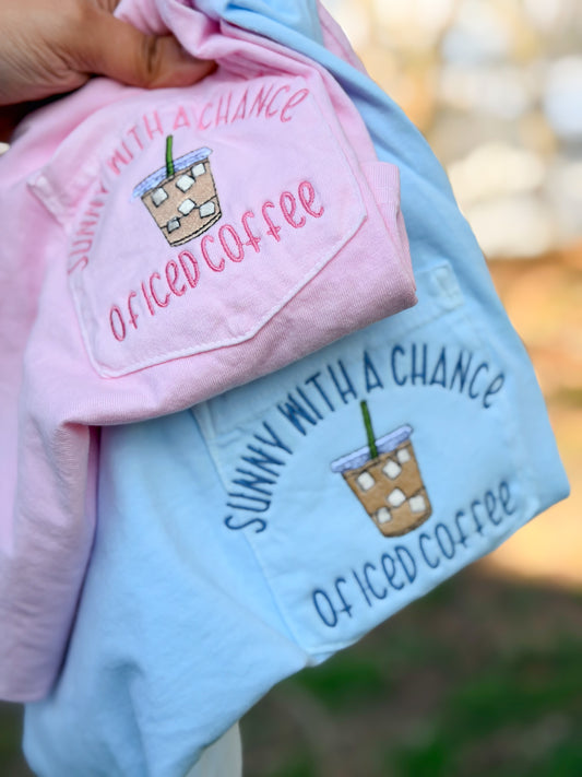 Sunny with a chance of iced coffee