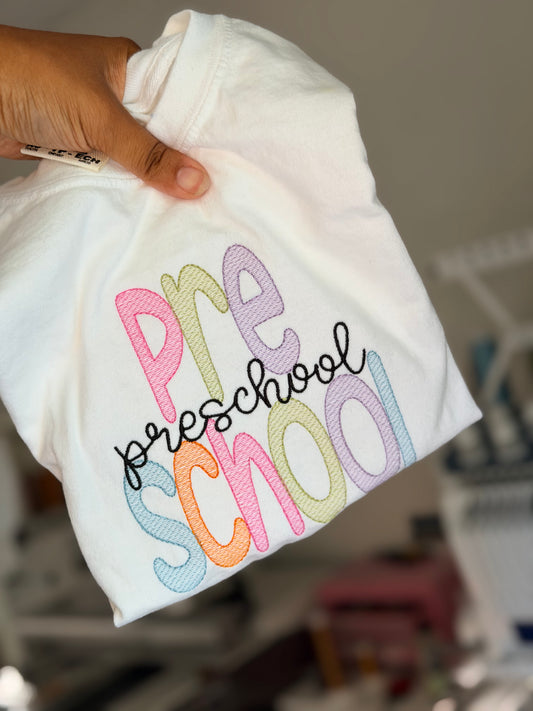 Pastel Thread BTS Tee