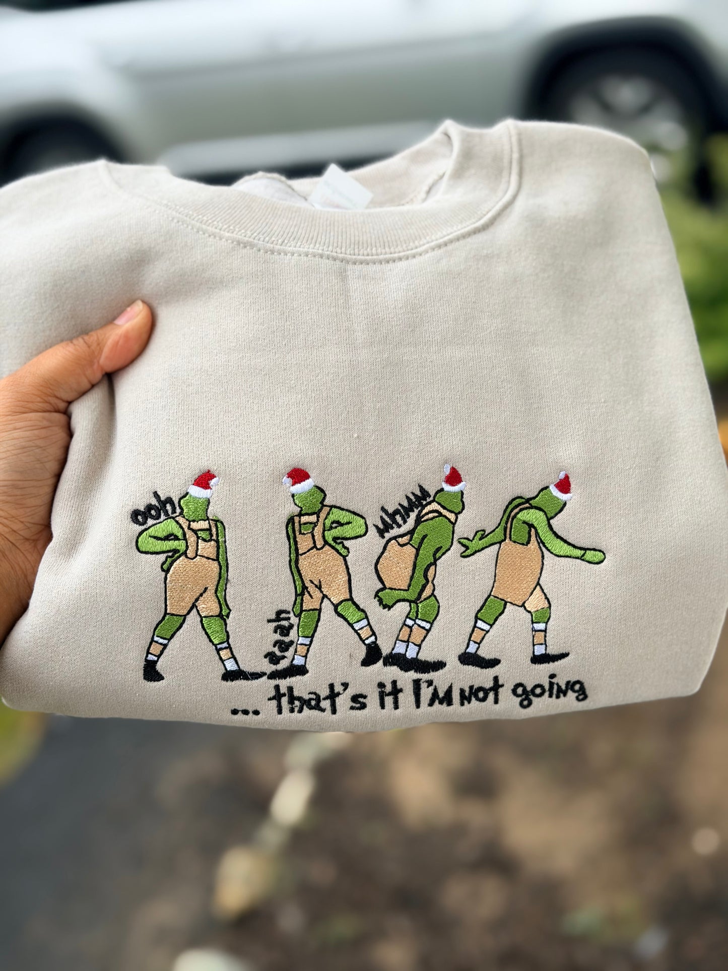 Adult Holiday Who Bee What-ee Crewneck