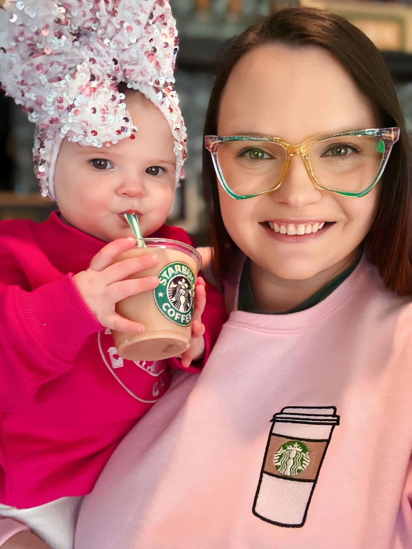 SBux Cup Adult Crewneck