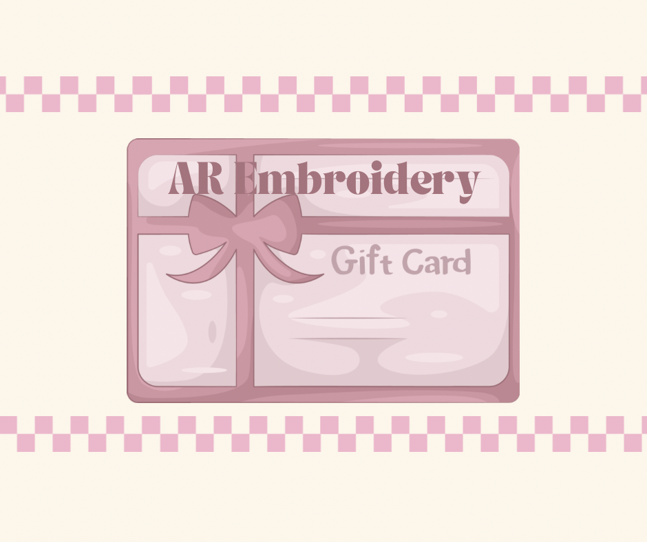 AR Embroidery Gift Card