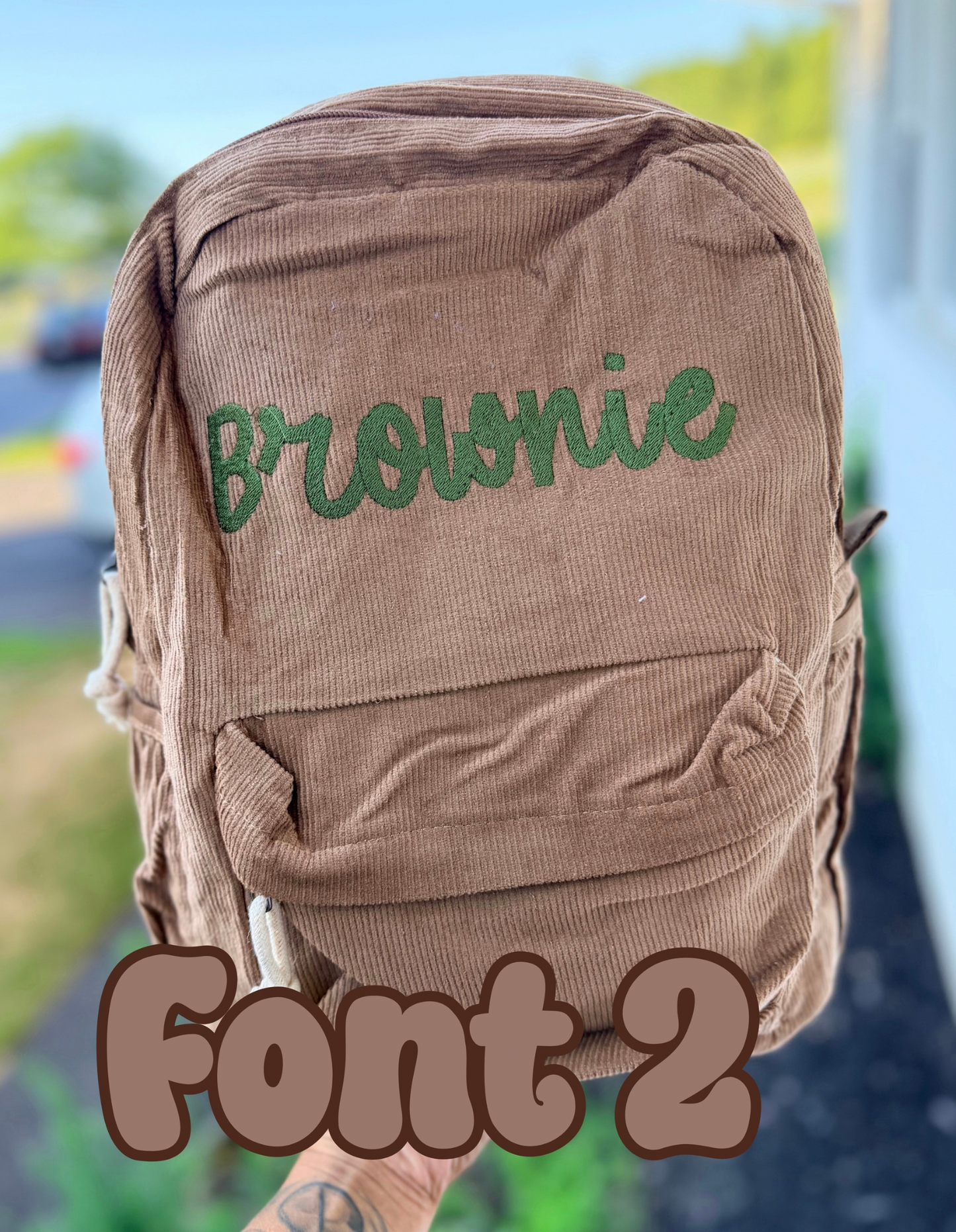 Corduroy Backpacks