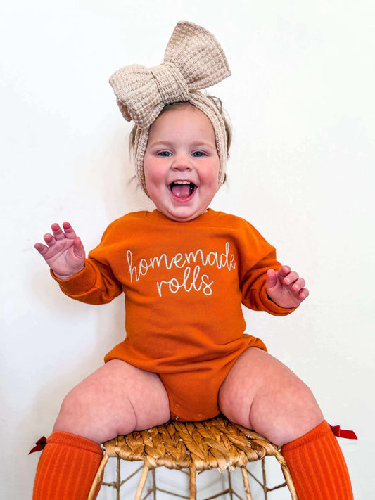 Homemade Rolls Romper