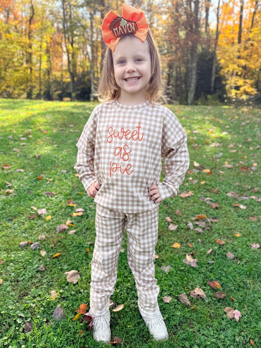 Gingham Lounge Set